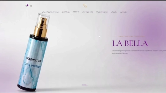 LA BELLA premium perfume ecommerce experience